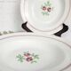 5 assiettes creuses Moulin des Loups Orchies - Deux Roses