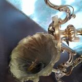 Lustre bronze 3 lampes