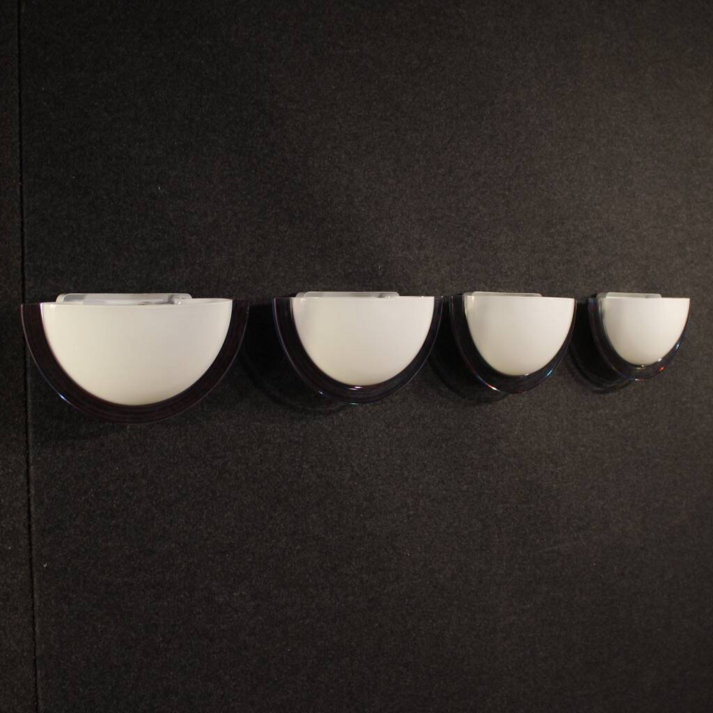 Pair of Italian wall lamps from the 1970s