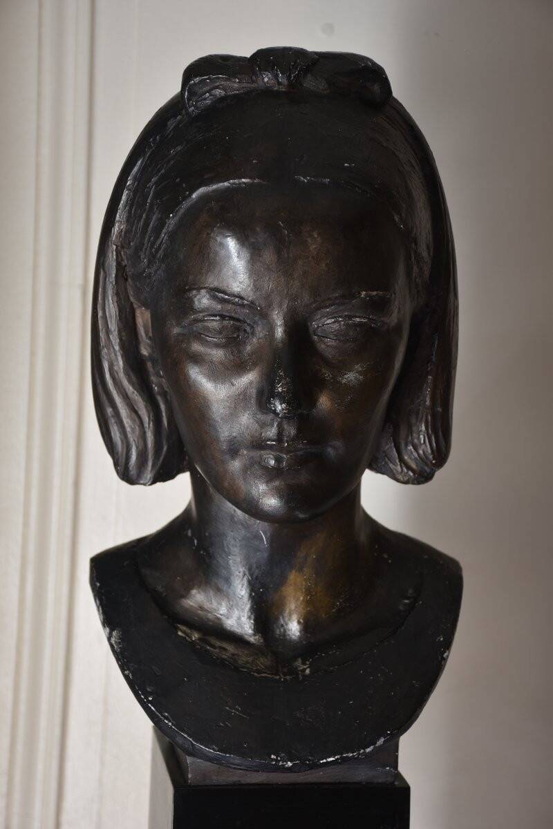 Gabriel Rispal, Bust of a Young Woman (circa 1960)