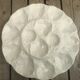 White Gien earthenware oyster dish
