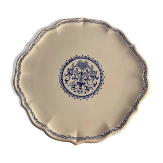 Superb old earthenware pie dish, Rouen MODEL,