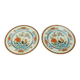 2 assiettes plates décor "Au Coq" Haviland
