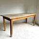 Table de ferme bois brut 50