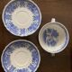 Villeroy & Boch Mettlach "Burgenland" bouillon cup and its two saucers.