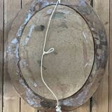 Oval frame portrait of a 19th century couple