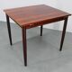 1960s Danish extendable palisander dining table, 4 leaves, restored