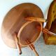 70s rattan coffee table