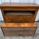 French Commode Louis Philippe Mid 19th Century In Walnut Burl