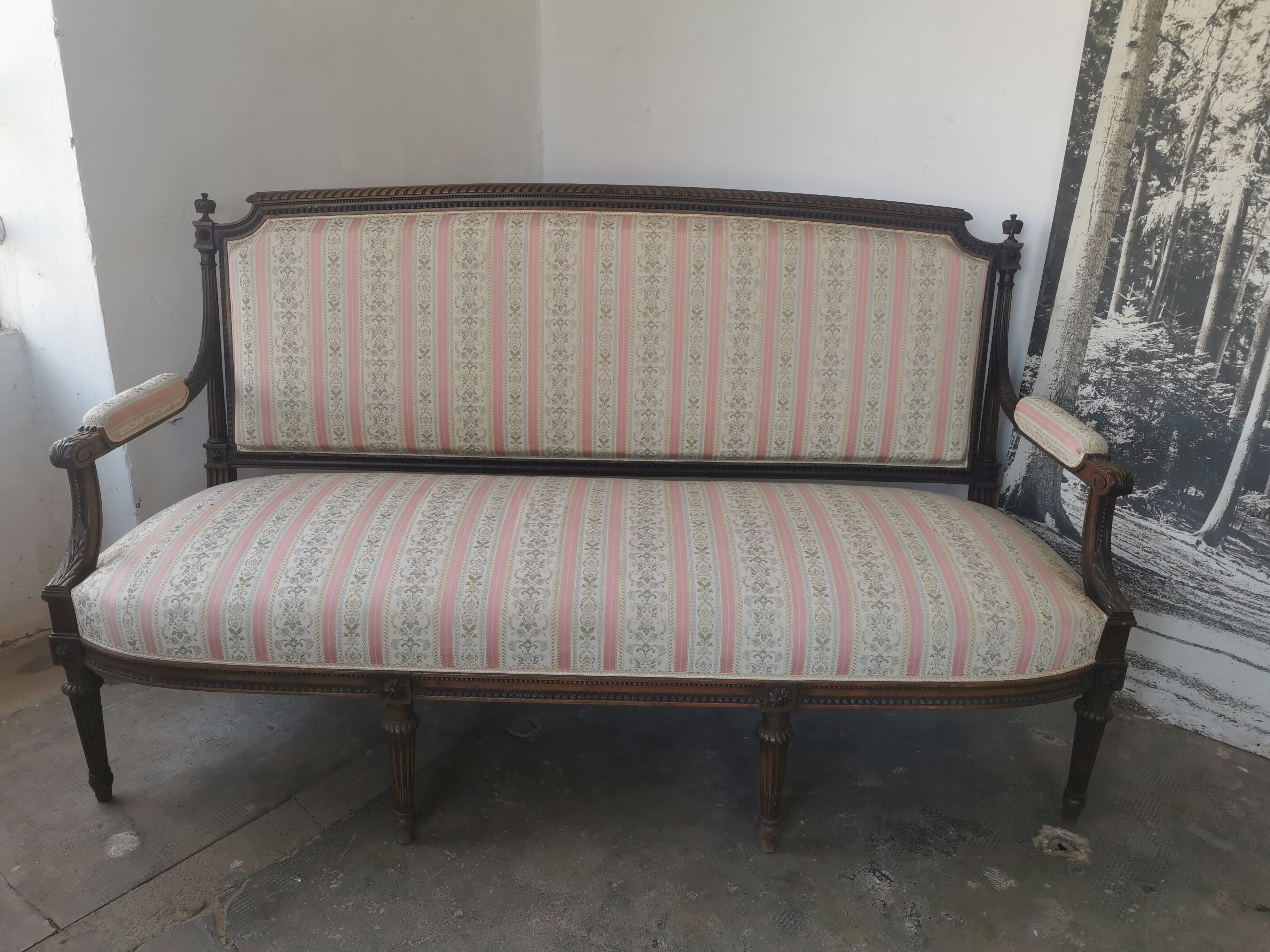 Louis XVl style bench