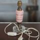 Art Deco lamp base, opaline and glass lamp base, table lamp, decor