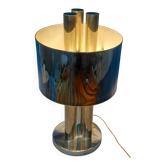 Lampe tubulaire métallique vintage 1970's