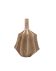 Organic modern white earthenware vase, France 1970s