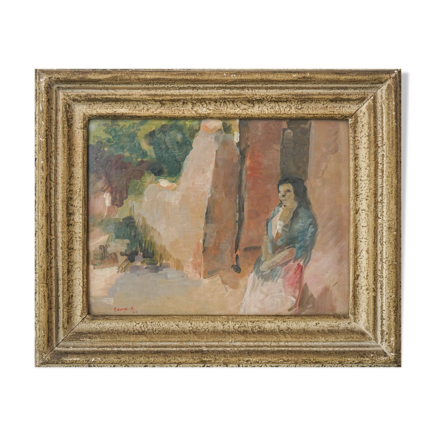Plein air - Impressionist - Study of a lady