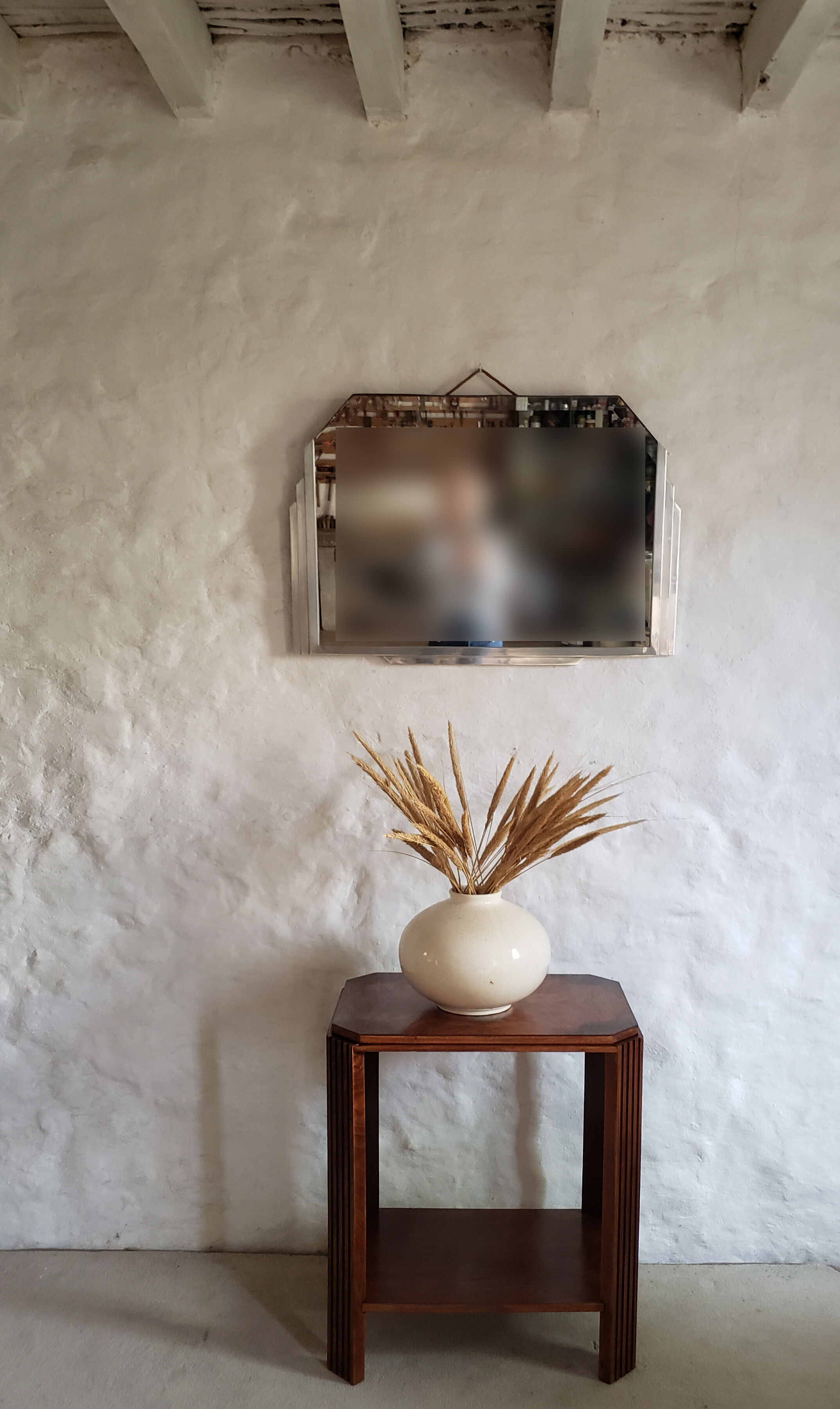 Art-deco mirror 1930 - 57x84cm