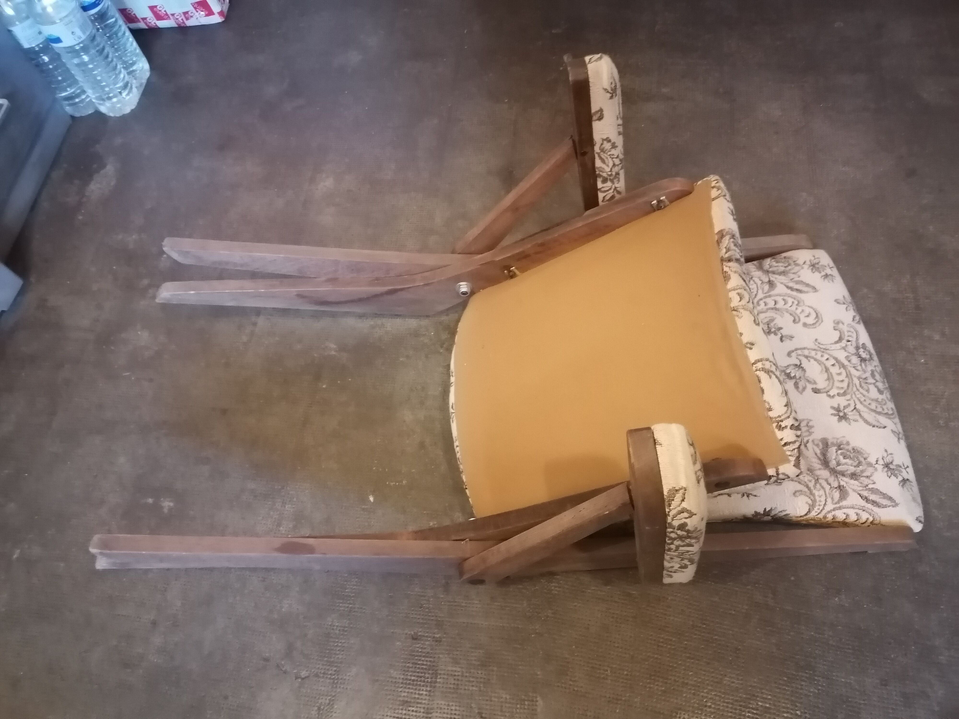 1950 Scandinavian style wooden folding chair