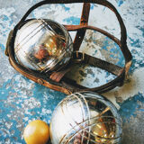 Vintage petanque box