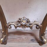 Gilded wooden console marble Louis XV style