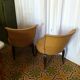 Lot of 2 art deco armchairs