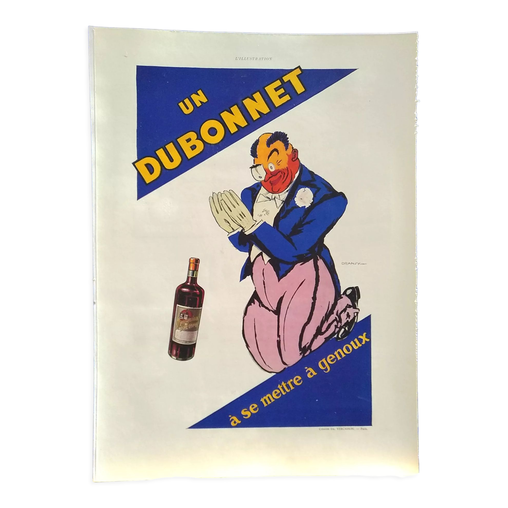 Dubonnet advertisement from a period magazine