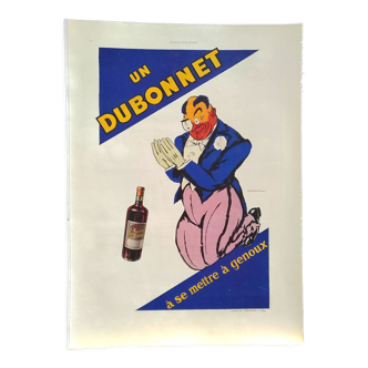 Dubonnet advertisement from a period magazine