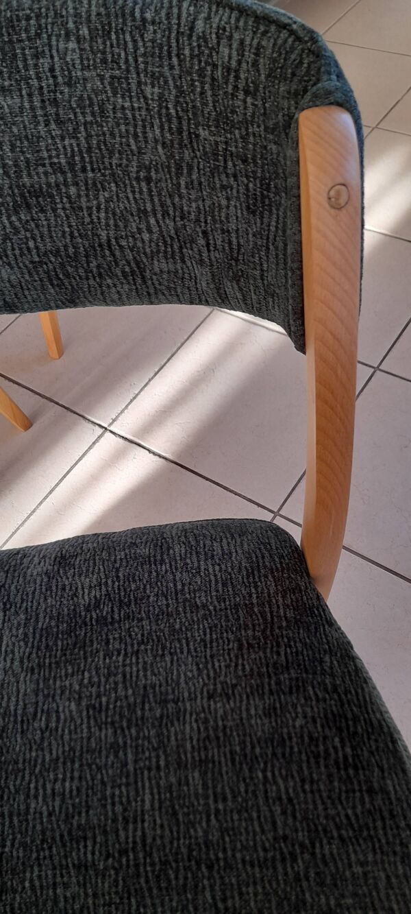 Lot de 3 chaises traineau des années 1970 de la marque SELF