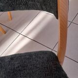 Set of 3 1970s sled chairs by the brand SELF.