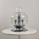 Italian Space Age Table Lamp with Effervescent Bubble Glass, 1970's