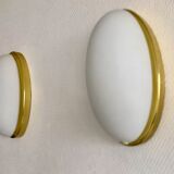 Pair of sconces Bega Glashütte Limburg 1980