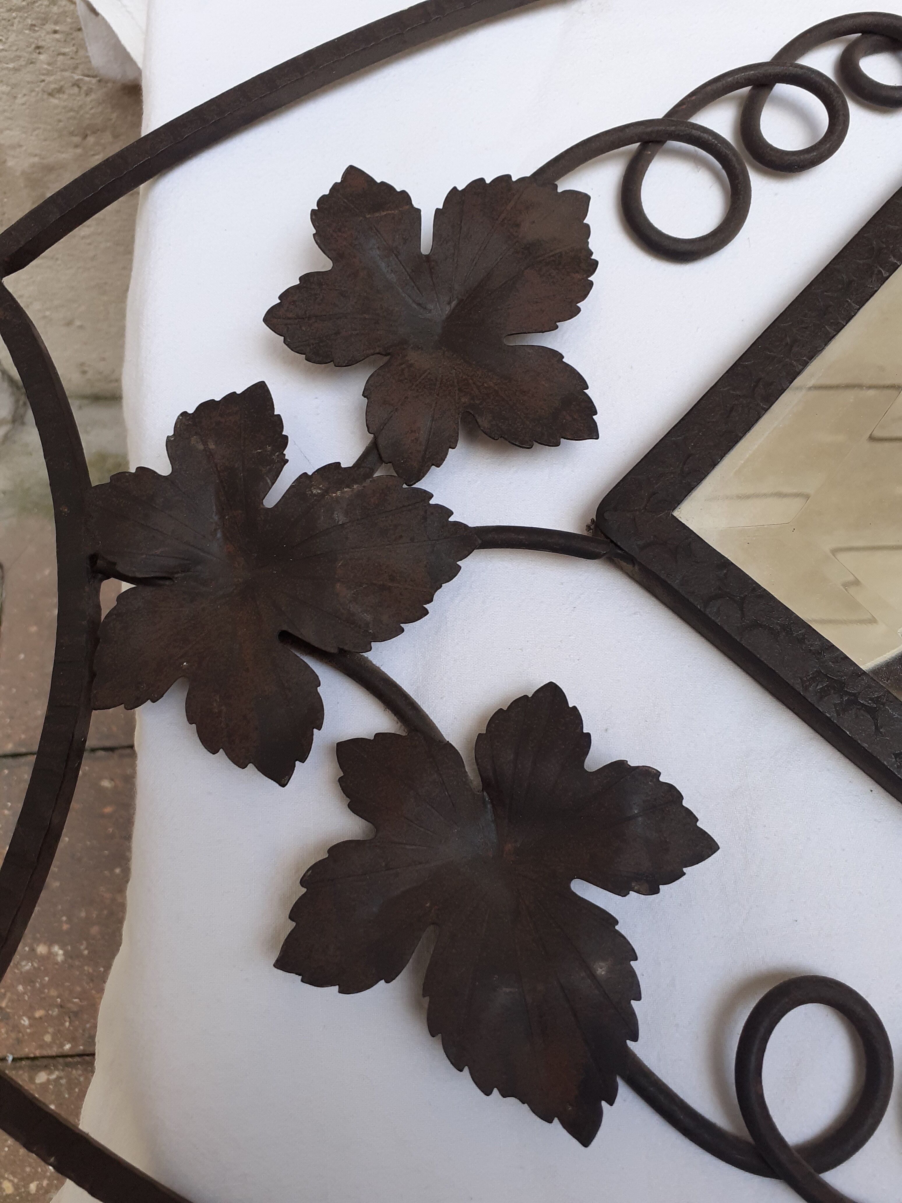 Art Deco style mirror - 40x69cm