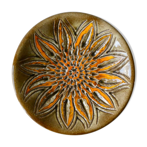 plat en céramique émaillée, - poterie