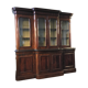 Stamped Victorian bookcase Wylie & Lochhead mahogany end XIX