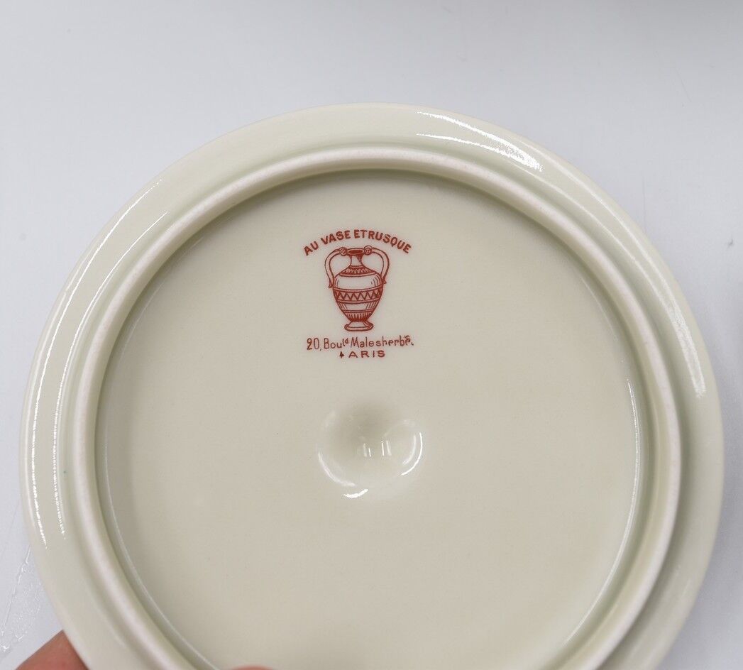 Limoges Haviland porcelain coffee service for Au Vase Etruscan chinese décor