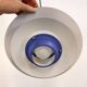 Blue coloured top design lamp by Jeka Metaltryk - Model Viola type 3013-P -
