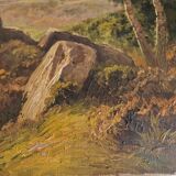 Tableau, huile sur toile signé Jean Dufau, XIXème s.