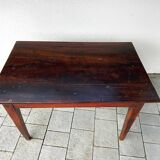 Solid walnut farmhouse table