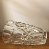 Vase moulded glass 70s