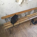 Bench school vintage 2 m