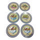 Box of 6 plates in its Scof box.