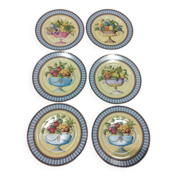 Coffret de 6 assiettes dans sa boîte Scof