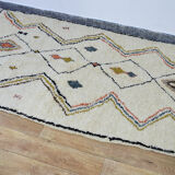 Colorful diamond Berber carpet 239 X 140 CM