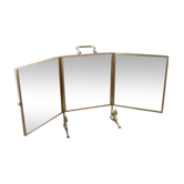 Rare triptych mirror in bronze – 1900