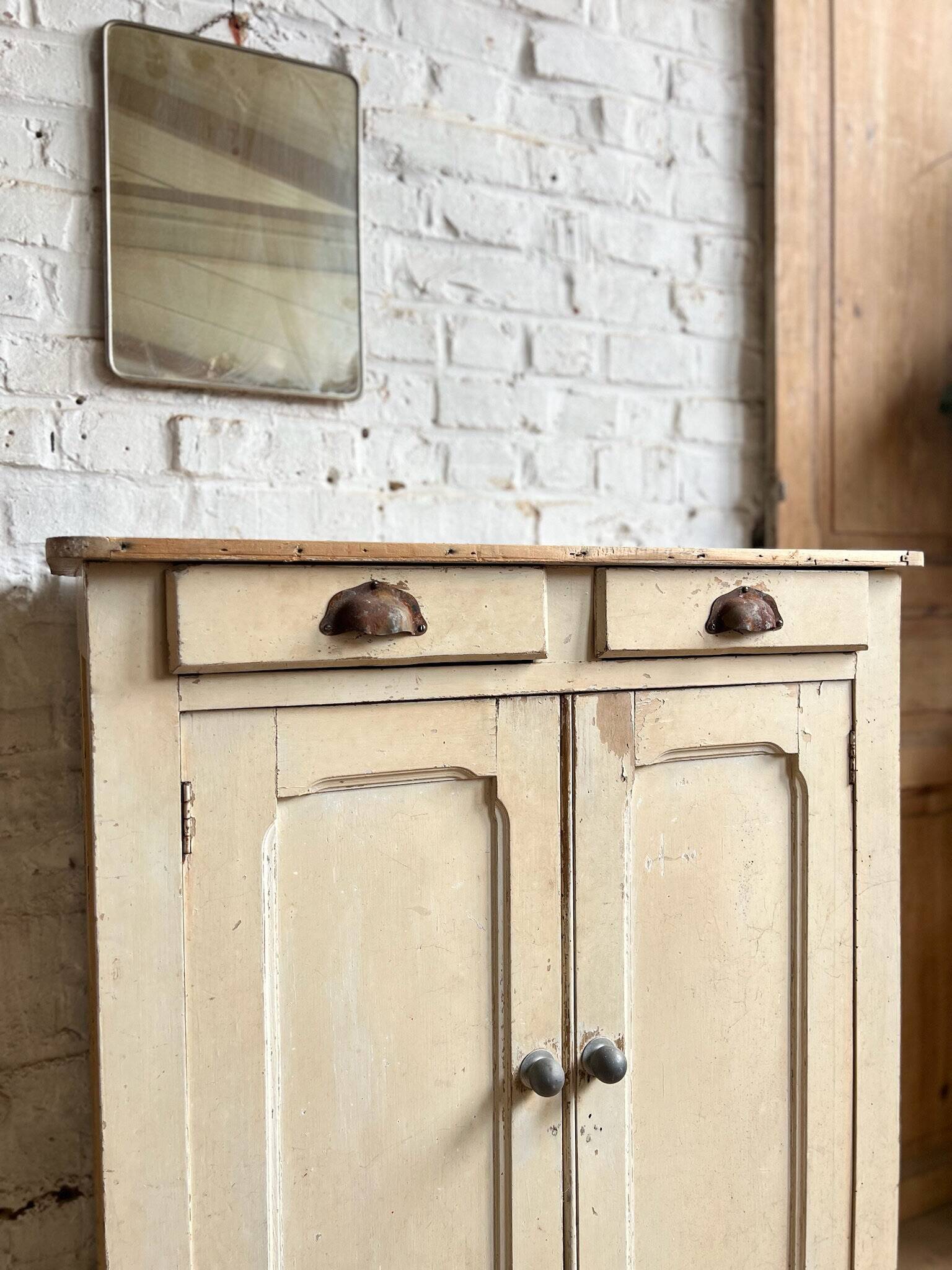 Old Parisian buffet with original patina.
