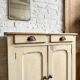 Old Parisian buffet with original patina.