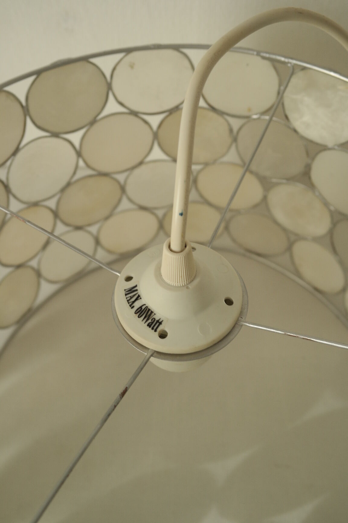 Suspension en nacre vintage