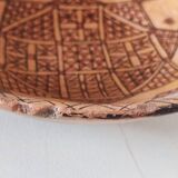Ancien plat ideqqi kabyle terre cuite