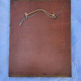 Old mirror in gilded wood