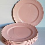 Seven ceramic plates of vintage salins
