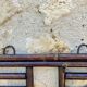 Vintage wall shelf in bamboo and rattan, circa 1960s.