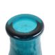 Vintage Decanter Dachshund Dachshund Blue Glass Empoli Italy 32cm